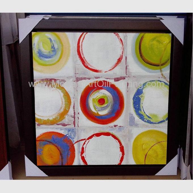 Peinture géométrique sur toile