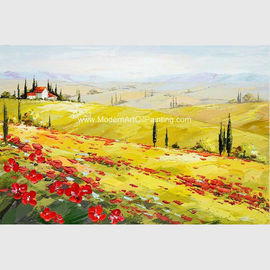 Peinture décorative Art Painting moderne peint à la main acrylique de la Toscane de paysage