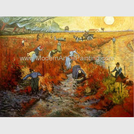Impressionisme Van Gogh Reproductions Red Vineyards peint à la main chez Arles