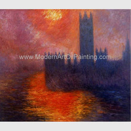 Grand maître Claude Monet Oil Paintings Houses de la peinture du Parlement peint à la main