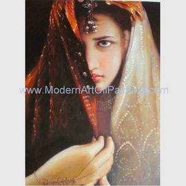 Personnes historiques de fille de reproduction Arabe faite main de peinture à l'huile peignant sur la toile