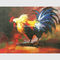 Huile animale décorative de couteau de palette peignant la toile peinte à la main Art Painting de coq
