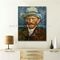 Reproduction de Vincent Van Gogh Paintings Self Portrait sur la toile pour le décor de Chambre