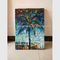Mur peint à la main Art Decoration du Golfe du Mexique de paysage marin de peinture à l'huile de couteau de palette