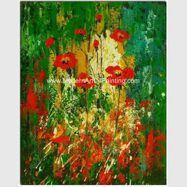 Peinture florale abstraite colorée peinte à la main avec la taille ou la couleur adaptée aux besoins du client par texture