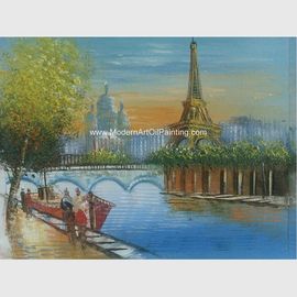 Tour Eiffel moderne Jane Style Maintaining Freshness faite main de peinture à l'huile de Paris