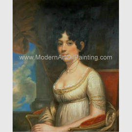 Art classique de portrait de reproduction de peinture à l'huile de femme noble peint à la main sur la toile