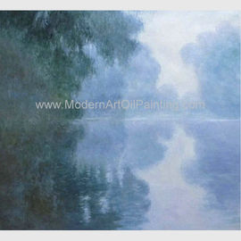 Matin vert de Claude Monet Oil Paintings Reproduction Misty sur la Seine