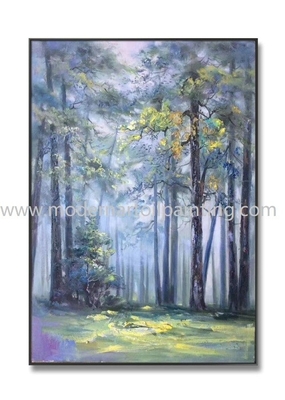 Pièce moderne Forest Tree Painting d'Art Oil Painting For Living de paysage de résumé