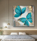 Style moderne 80 x 80 cm de toile d'Art Oil Paintings Colorful Animal de papillon