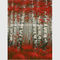 Art Oil Painting Brich Forest moderne peint à la main, peinture de paysage abstraite
