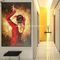 Danseur fait main moderne Oil Painting, mur abstrait Art Canvas Painting de flamenco