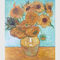 Van Gogh Oil Reproduction peint à la main, peintures de Vincent Sunflowers Still Life Oil