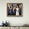 Toile faite sur commande de portraits de peinture à l'huile de famille à la maison de décoration de la photo 5cm