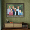 Portraits faits sur commande de peinture à l'huile de famille pour la décoration de Cabinet de vue de côté